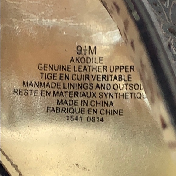 Anne Klein Akodile iflex Genuine Leather 9.5 - Picture 4 of 7